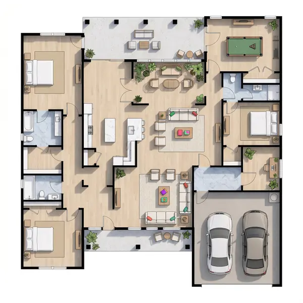 Spacious Bright 3-Bed House floorplan