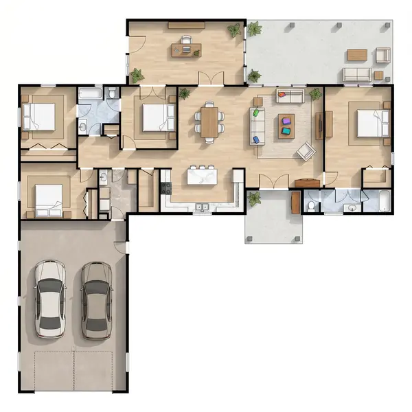 Spacious 4-Bed Classic floorplan