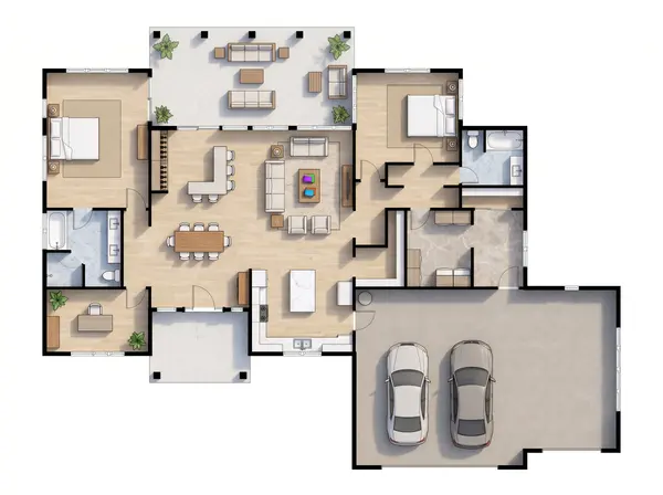 Bright 3-Bed House floorplan