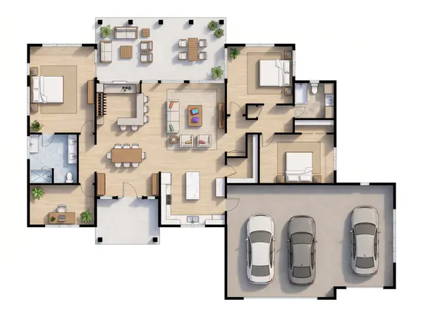 Spacious Bold 3-Bed Home floorplan