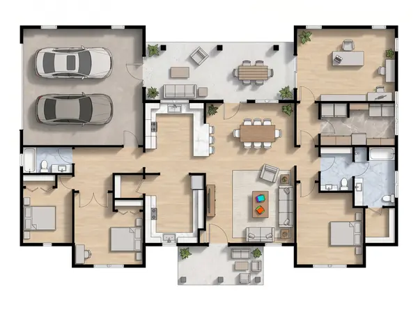 Bright 3-Bed House floorplan