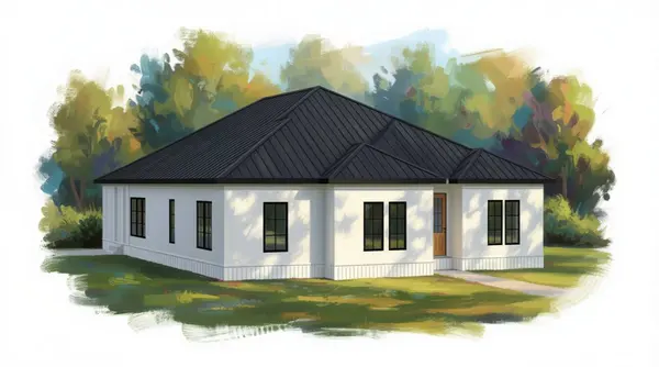Bright 3-Bed House exterior render