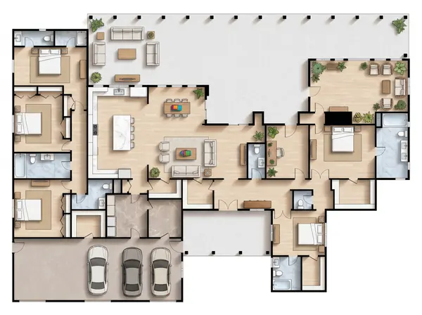 Sprawling Earthy 5-Bed floorplan