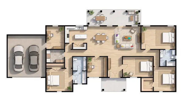 Spacious Classic 4-Bed floorplan