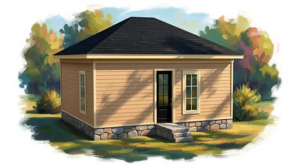Cozy Earthy 2-Bed exterior render