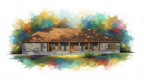 Sprawling Natural 4-Bed Residence exterior render