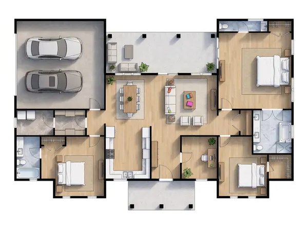 Spacious Classic 3-Bed floorplan