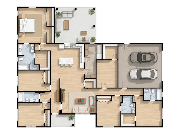 Spacious Classic 6-Bed Home floorplan