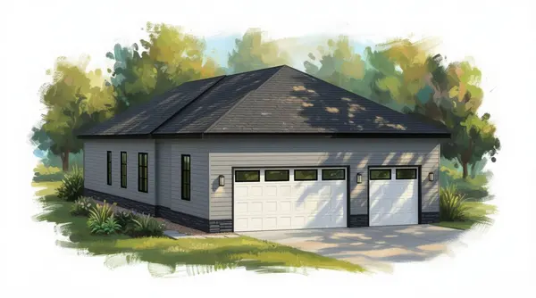 Spacious Classic 2-Bed House exterior render