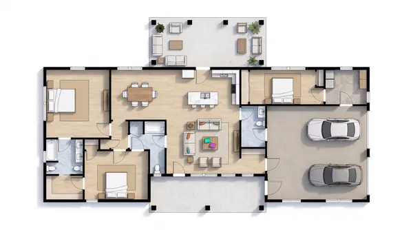 Classic 3-Bed House floorplan
