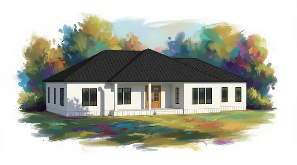 Bright 3-Bed Residence exterior render