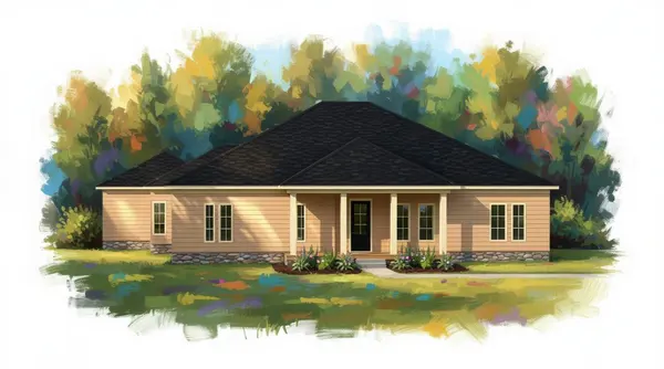 Spacious 6-Bed Earthy exterior render