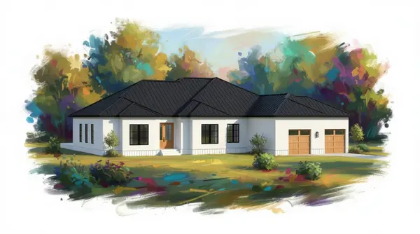 Bright 6-Bed Home exterior render