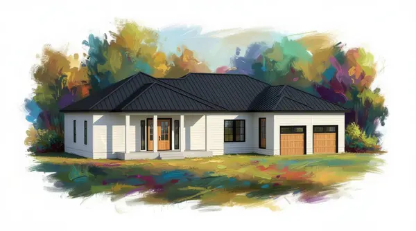 Spacious Bright 3-Bed House exterior render