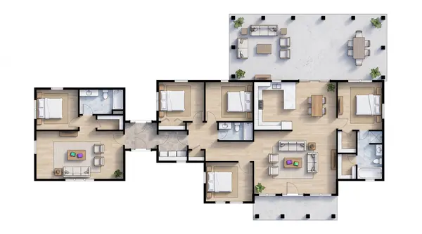 Sprawling Classic 5-Bed floorplan