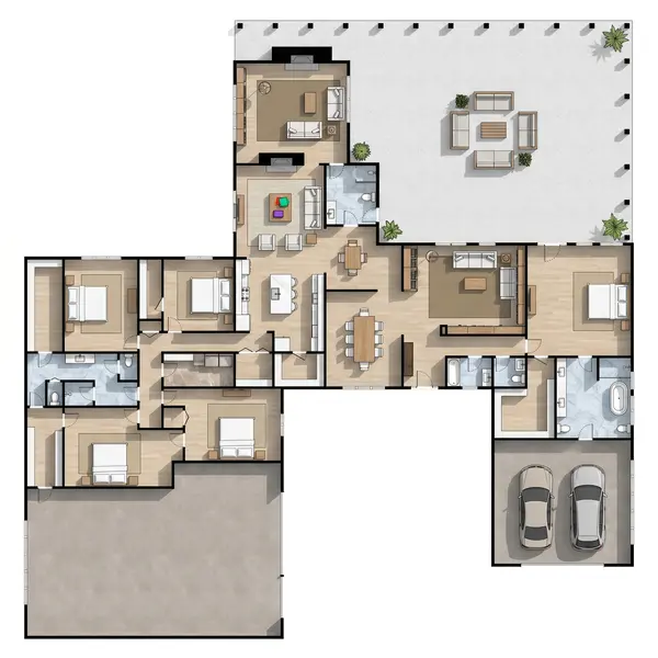 Sprawling Bright 4-Bed Home floorplan