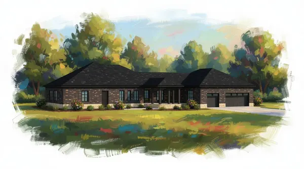 Sprawling 3-Bed Dark exterior render