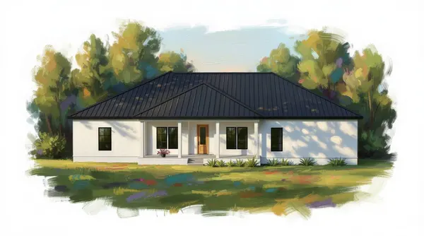 Spacious Bright 5-Bed House exterior render