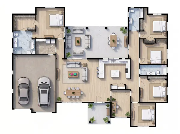 Bold 5-Bed House floorplan