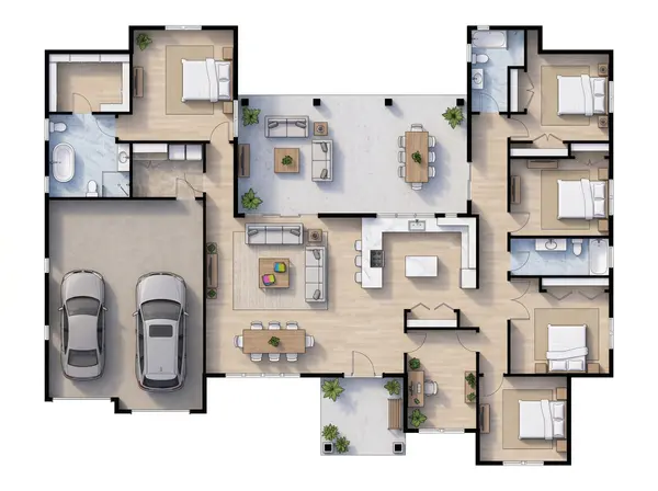 Bold 5-Bed House floorplan