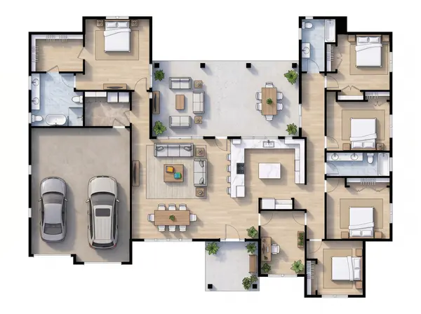 Bold 5-Bed House floorplan