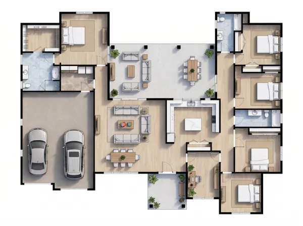 Bold 5-Bed Home floorplan