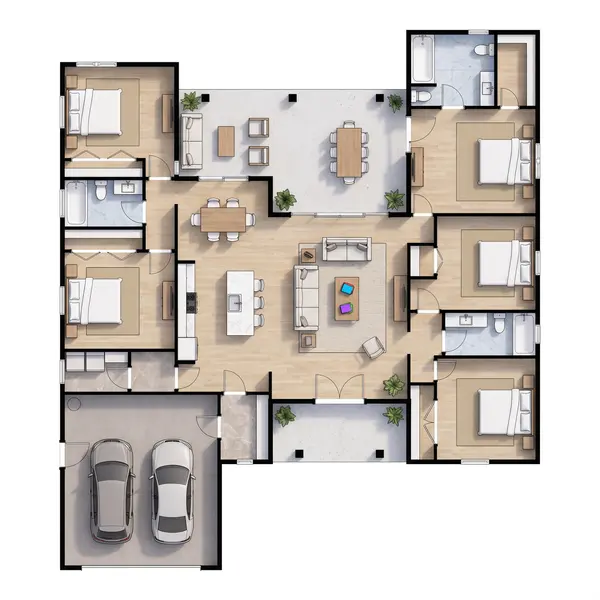 Bold 5-Bed House floorplan