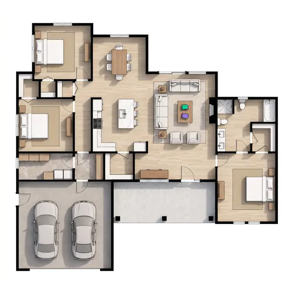 Bright 3-Bed Retreat floorplan