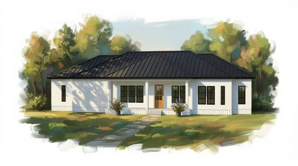 Bright 3-Bed House exterior render