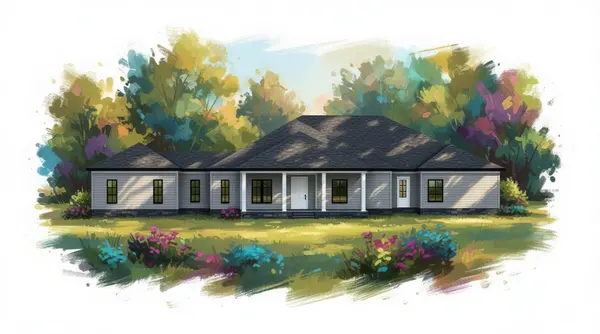 Sprawling Classic 6-Bed House exterior render