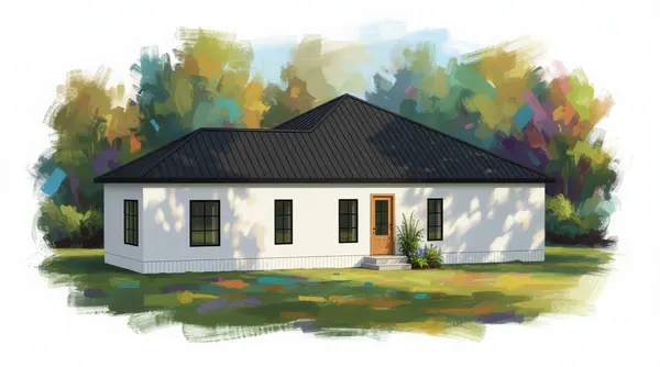 Bright 4-Bed House exterior render