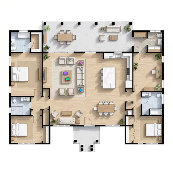 Spacious Classic 3-Bed House floorplan