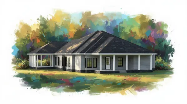 Sprawling Classic 7-Bed House exterior render