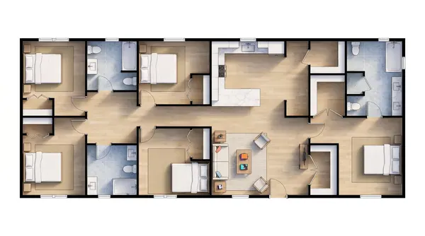 Spacious Classic 5-Bed Home floorplan
