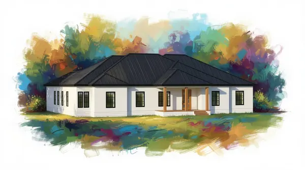 Spacious Bright 5-Bed House exterior render