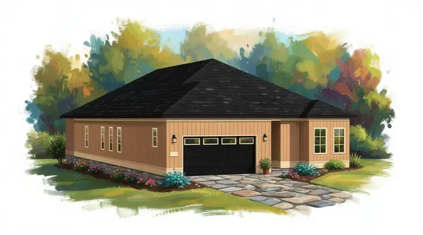 Earthy 5-Bed House exterior render
