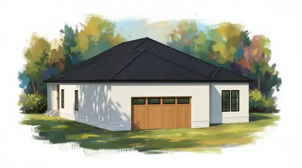 Bright 3-Bed Home exterior render