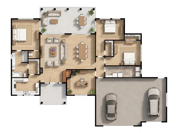 Bold 3-Bed Home floorplan