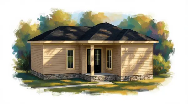 Cozy Earthy 1-Bed Home exterior render