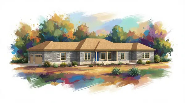 Sprawling 6-Bed Earthy exterior render
