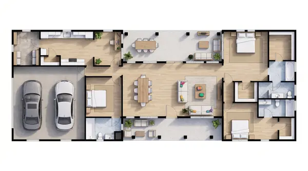 Sprawling 3-Bed floorplan