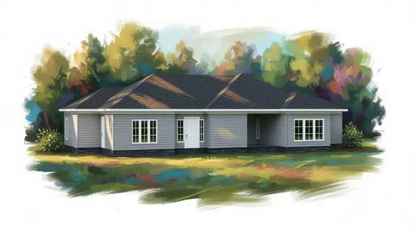 Classic 4-Bed Home exterior render