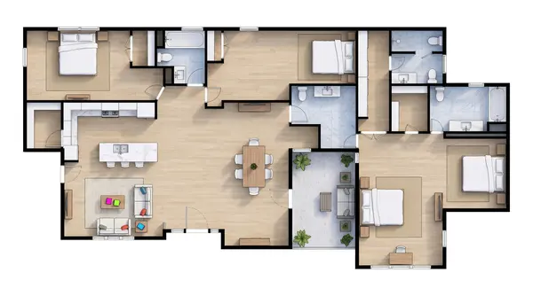 Classic 4-Bed Home floorplan