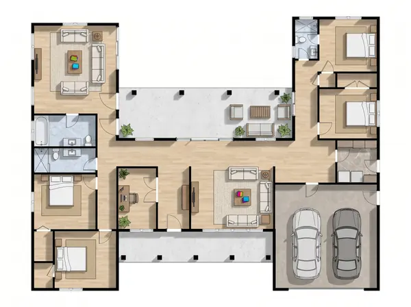 Sprawling 4-Bed Bold floorplan