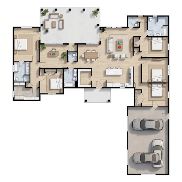 Bright 5-Bed House floorplan