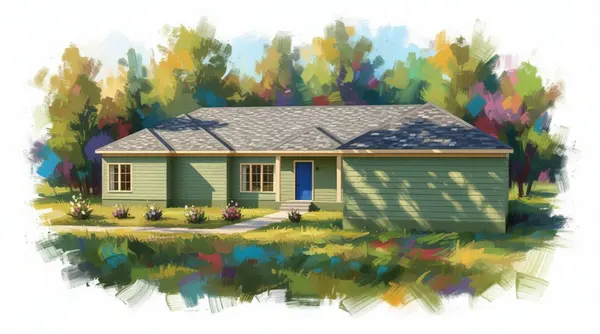 Earthy 3-Bed Home exterior render