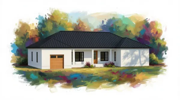 Bright 1-Bed Home exterior render