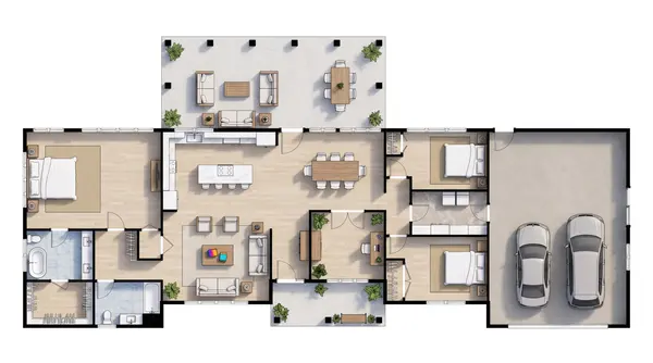 Spacious Bright 3-Bed Home floorplan