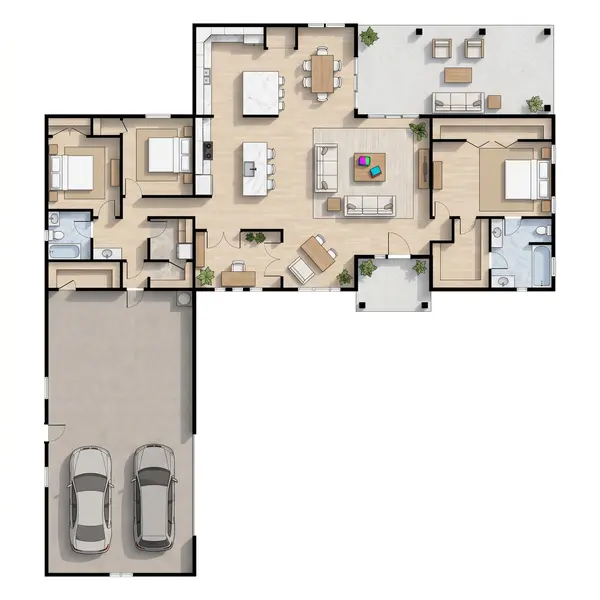 Sprawling Natural 3-Bed House floorplan