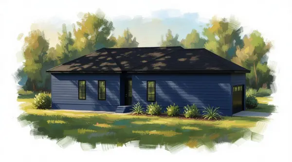 Compact Dark 2-Bed exterior render